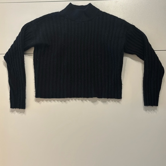 Madewell Sweaters - Black Madewell Mock Neck Sweater